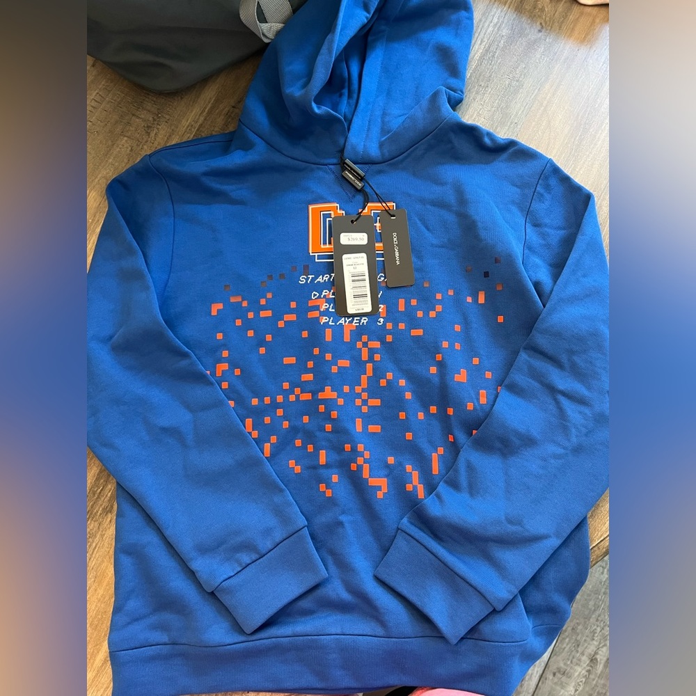 NWT Dolce & Gabbana gamer hoodie 12Y